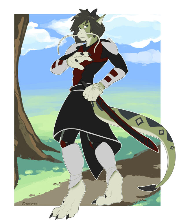 Flat color, simple background